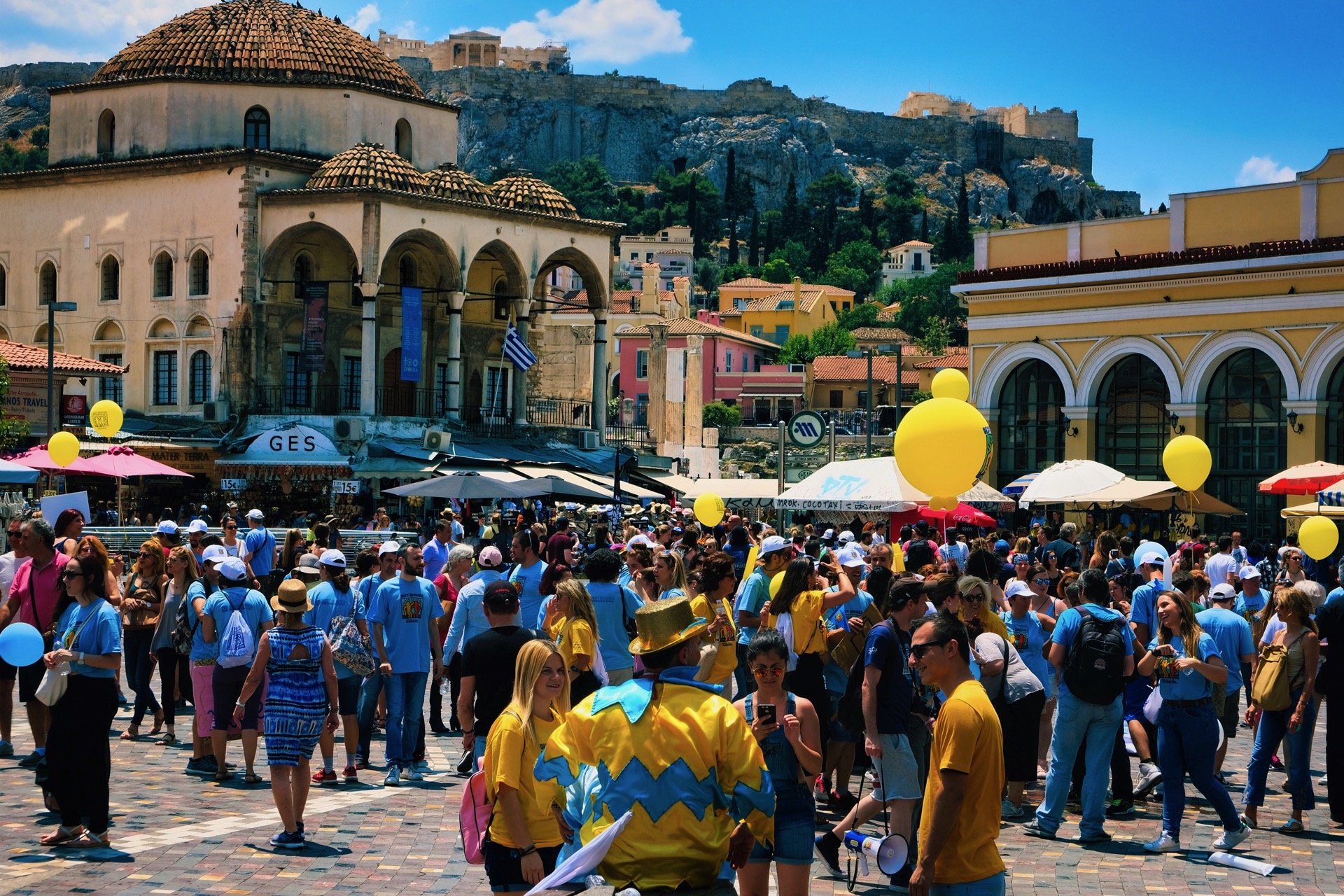 Giallo e azzurro