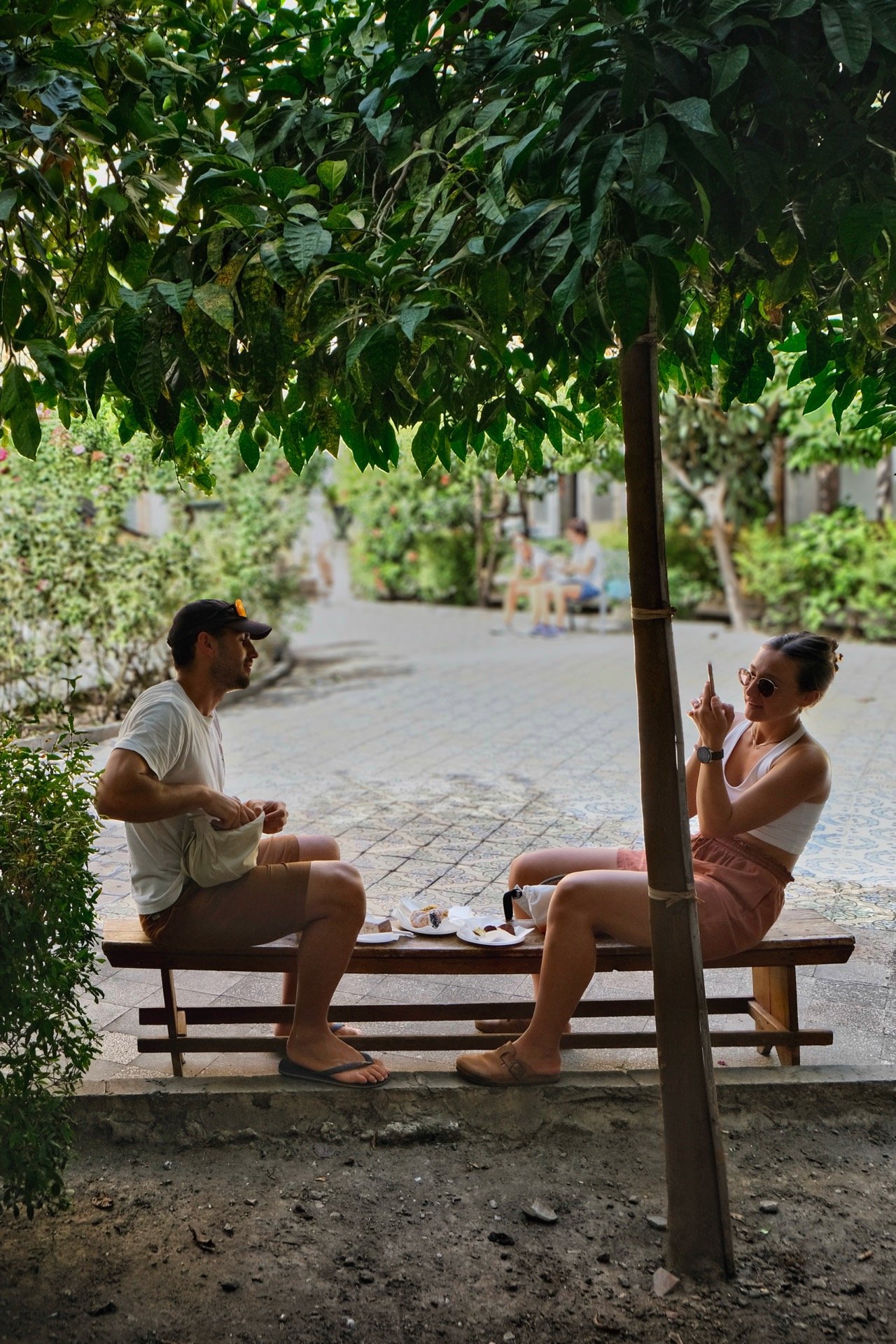 Turisti in pausa